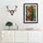 Autumn Forest Reflection in Abstract - Picture Frame Graphic Art Print-55686794-55686798