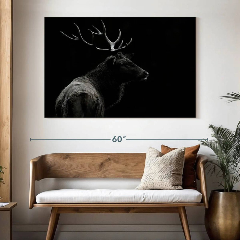 Brampt Soulful Elk, 34" H x 51" W