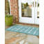 Tapis bleu sarcelle Southwestern-1702926314