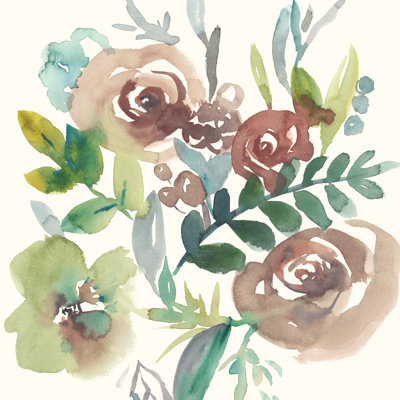 Rosealeah I by Chariklia Zarris - Wrapped Canvas Painting