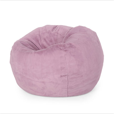 Fauteuil à billes arrondi 3 pieds Kavel, lavande