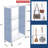 Aleander 27.95'' W Steel Shelving Unit with Wheels-791673437