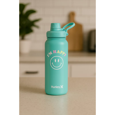 Bouteille en acier inoxydable 32 "Hurley Be Happy