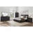 Queen Waterfall Panel Bed