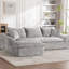 Canapé modulaire compressé sans os de 103 po sans assemblage requis avec coussins-486931213-488336059