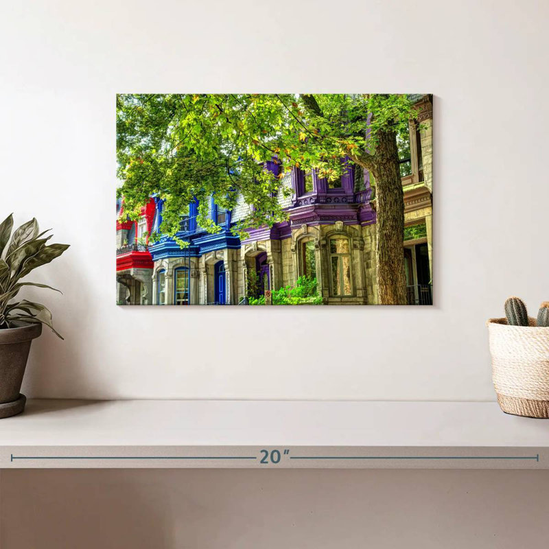 Montreal Buildings, 8" H x 12" W