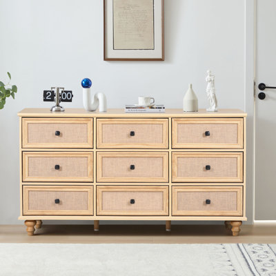 Commode 9 tiroirs l 59,05 po