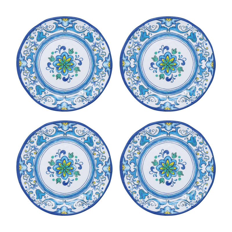 Blue Floral, 6" Plate S12