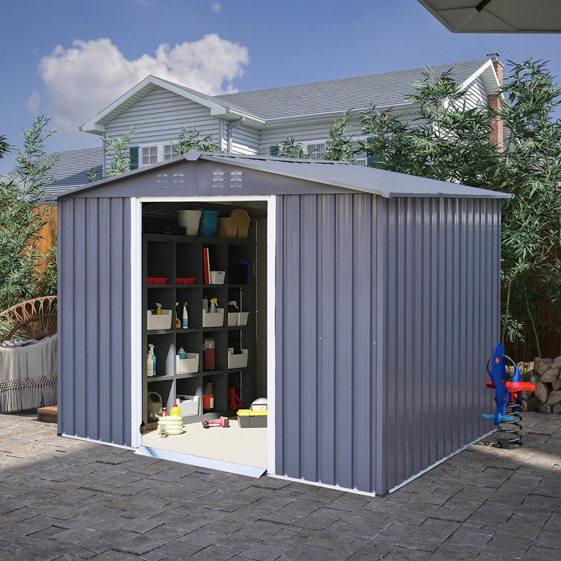 Galvanized Steel Horizontal Storage Shed