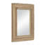 Miroir mural en bois
