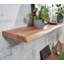 Nokota Acacia Solid Wood Floating Shelf-505000843