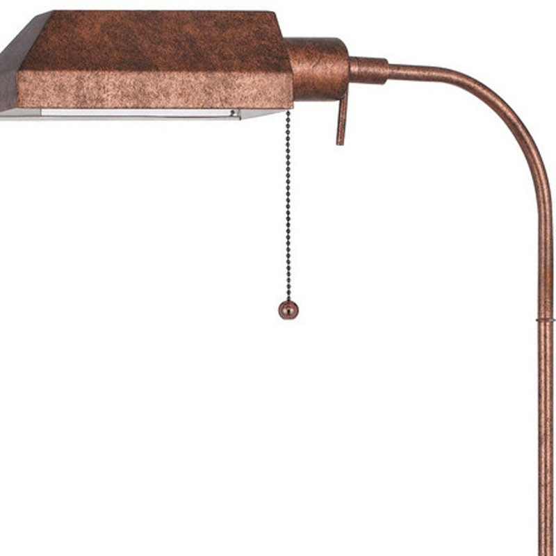 Lampe sur pied 57 po, Rouillée, Rusted