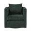 Fauteuil demi-tonneau pivotant vert Kelly-1916681373