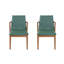 Fauteuils de salle à manger rembourrés Callan-126039010
