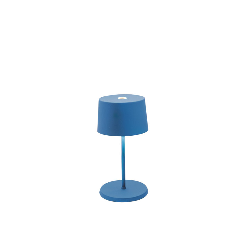 Olivia Pro Mini Table Lamp, Capri Blue