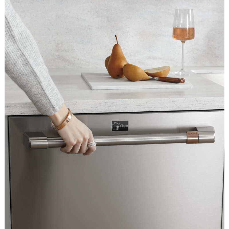 24" 39 dBA Smart Built-In Button Control Dishwasher, Stainless Steel