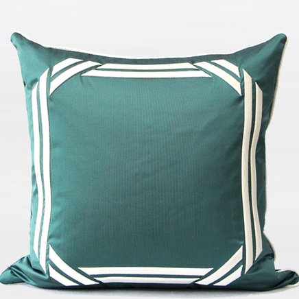 Embroidered Pillow Cover