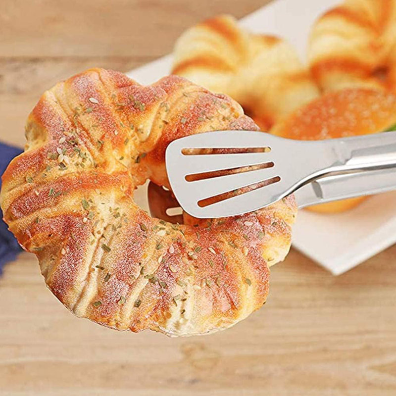 6-pack Stainless Steel Serving Tongs