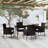 Wicker Patio Dining Set with Rectangular Table-1671310934-1644424871-1620725142