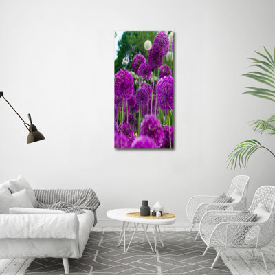 Garlic Flowers - Wrapped Canvas Print