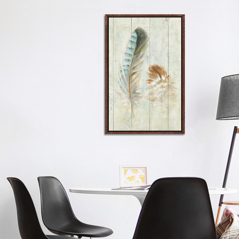 Natural Flora X by Danhui Nai - Print on Canvas, Classic Brown Wood Framed, 101.6 cm H x 66.04 cm W