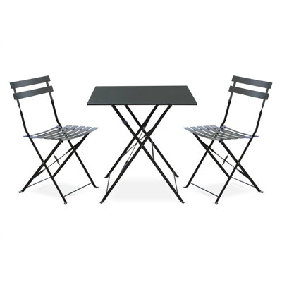Westcliff Folding Thermo- Lacquered Steel Bistro Table