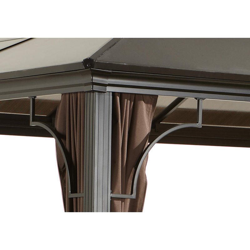 Sumatra Promo 10 Ft. W x 10 Ft. D Metal Patio Gazebo