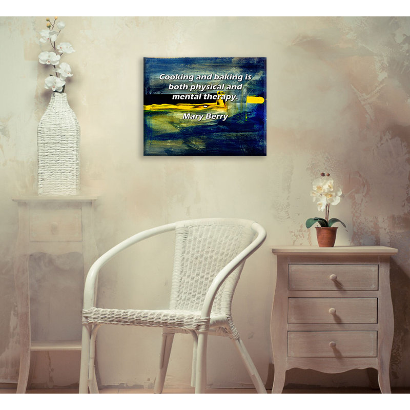 Trinx Gallery Wrapped Canvas By Lang Hancock: "The best way to help the poor is not to become, 13" H x 18" W