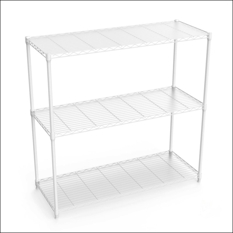 Rayonnage 3 niveaux, Blanc