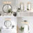 Elegant Bathroom Vanity Lamp In Brushed Nickel - 3- Crystal Fixture With Clear Shades, Materials, For Bath & Dressing Room Use
