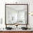 Tempered Glass Wall-Mounted Mirror, Shatter-Resistant Reinforced Design, Vertical/Horizontal Hanging Installation-295865327-295865315-295865314