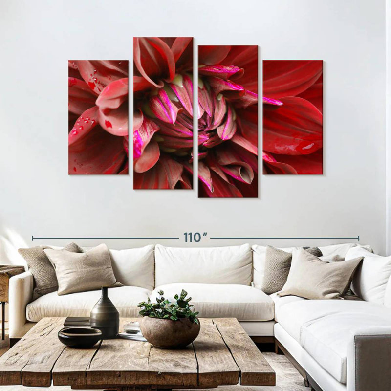 Red Dahlia Flower