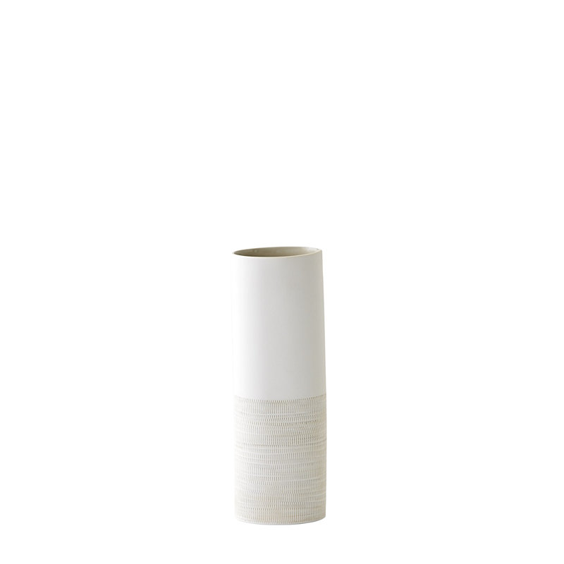 Vase Dash - Gris - Med, H 13 po x l 4,25 po x P 2,5 po