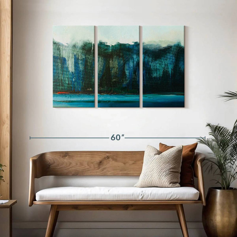 Avery Coastal Cliffs Abstract, 28" H x 45" W