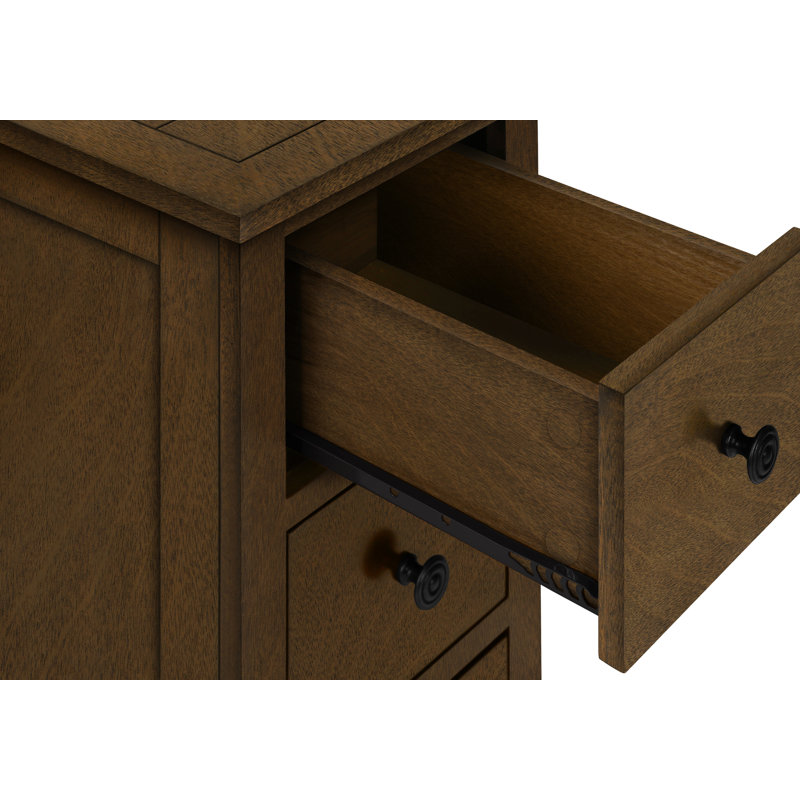 Solanus 3 - Drawer End Table, Brown
