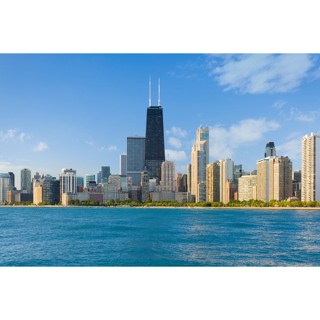 Cityscape of Chicago by Sergiyn - Wrapped Canvas Photograph