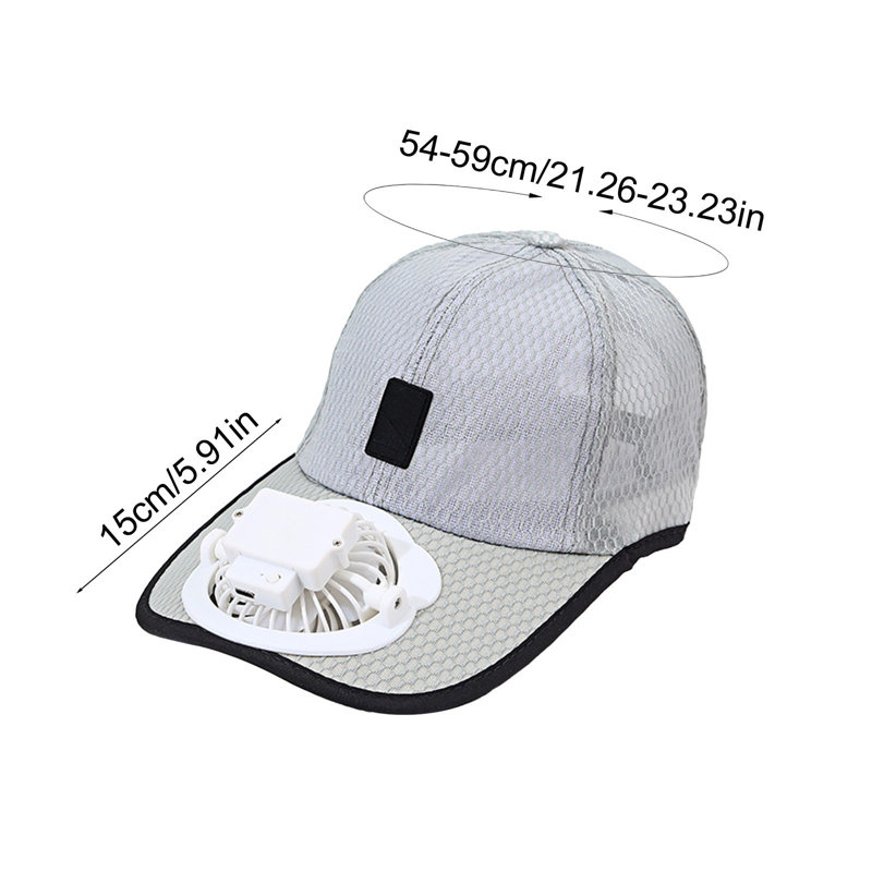 Casque de protection solaire Kondieu, Gray