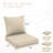 22"W X 24"D Outdoor Deep Seat Cushion Set Outdoor Seat/Back Cushion-982000959