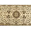 Tapis brun / beige en laine noué à la main de style oriental rectangulaire 3 pi 11 po x 6 pi Ozric