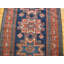 Tapis tribal antique de race blanche Lesghi