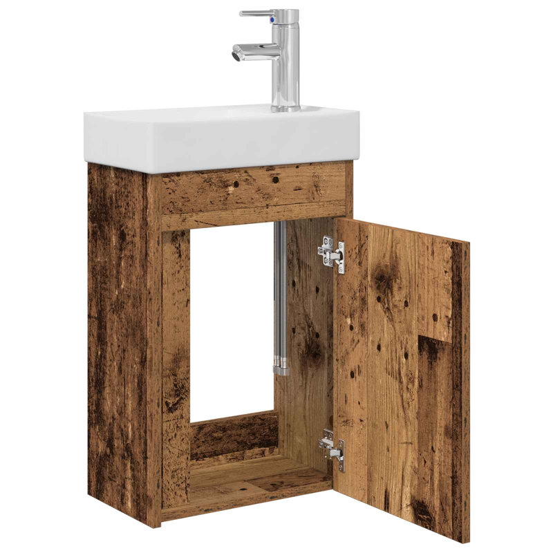 405 mm Bathroom Vanity, Old Wood
