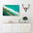 Layers Of Beach In The Maldives In Abstract - Wrapped Canvas Painting-55310371