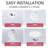 2-Pack 12" Smart RGB LED Ceiling Light, 24W 2400LM