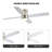 Bonnitta 4-Blade LED Metal and Wood Flush Mount Ceiling Fan-93479834-127328265-127328267