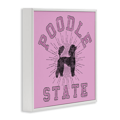 Art de la giclée de caniche de style universitaire par Spirit Animals / Life Is High