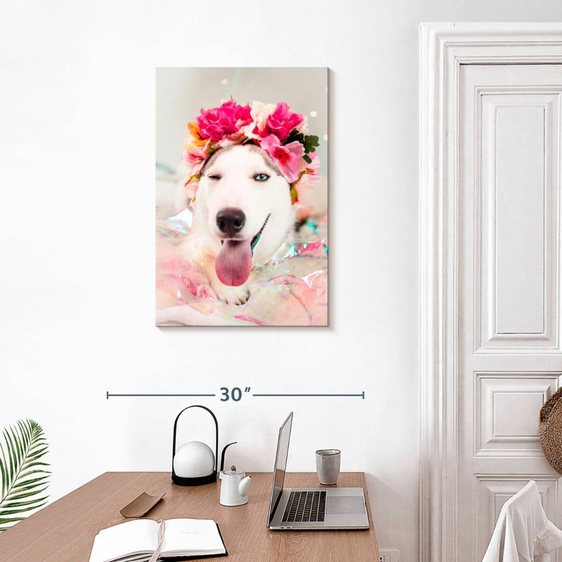 Brampt Cute Husky, 30" H x 20" W