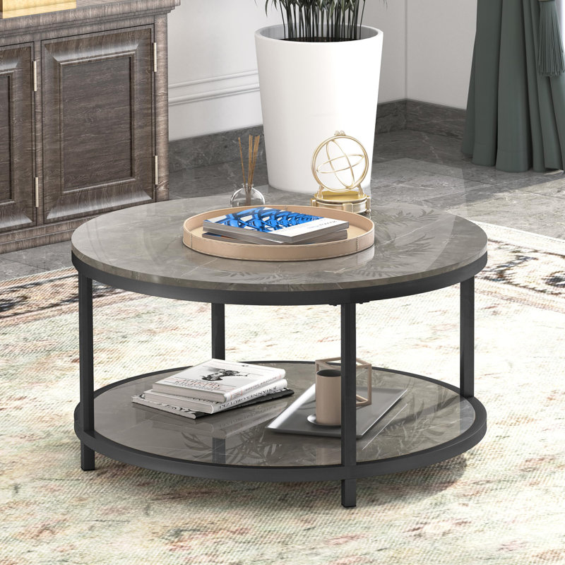 Table basse, Gris, Noir
