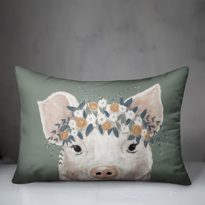  Polyester Lumbar Rectangular Pillow Cover & Insert