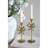 Markos 2-Piece Metal Bow Taper Candle Holder