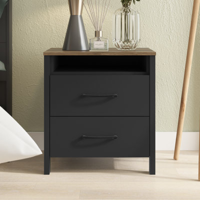 Allysyn 22.7" 2 Drawer Nightstand